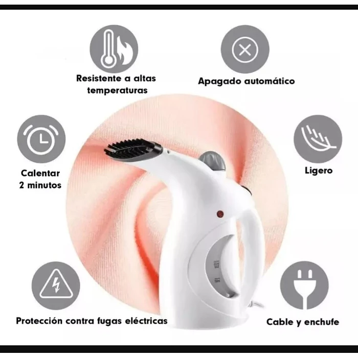 PLANCHA A VAPOR PARA ROPA EN CUESTION DE SEGUNDO 3 EN 1